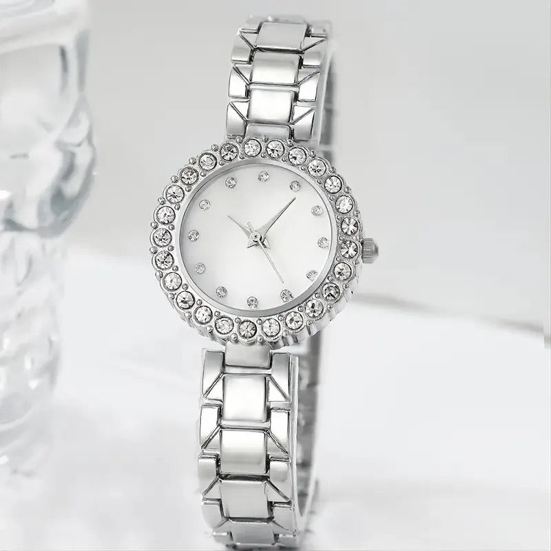 Luxury Watch + Necklace Set