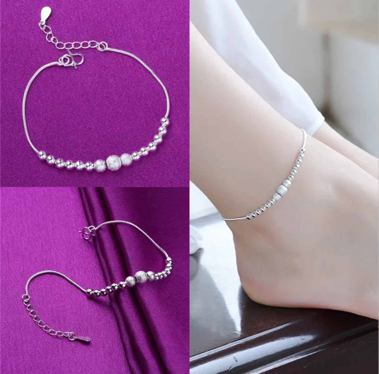 925 Silver Anklet