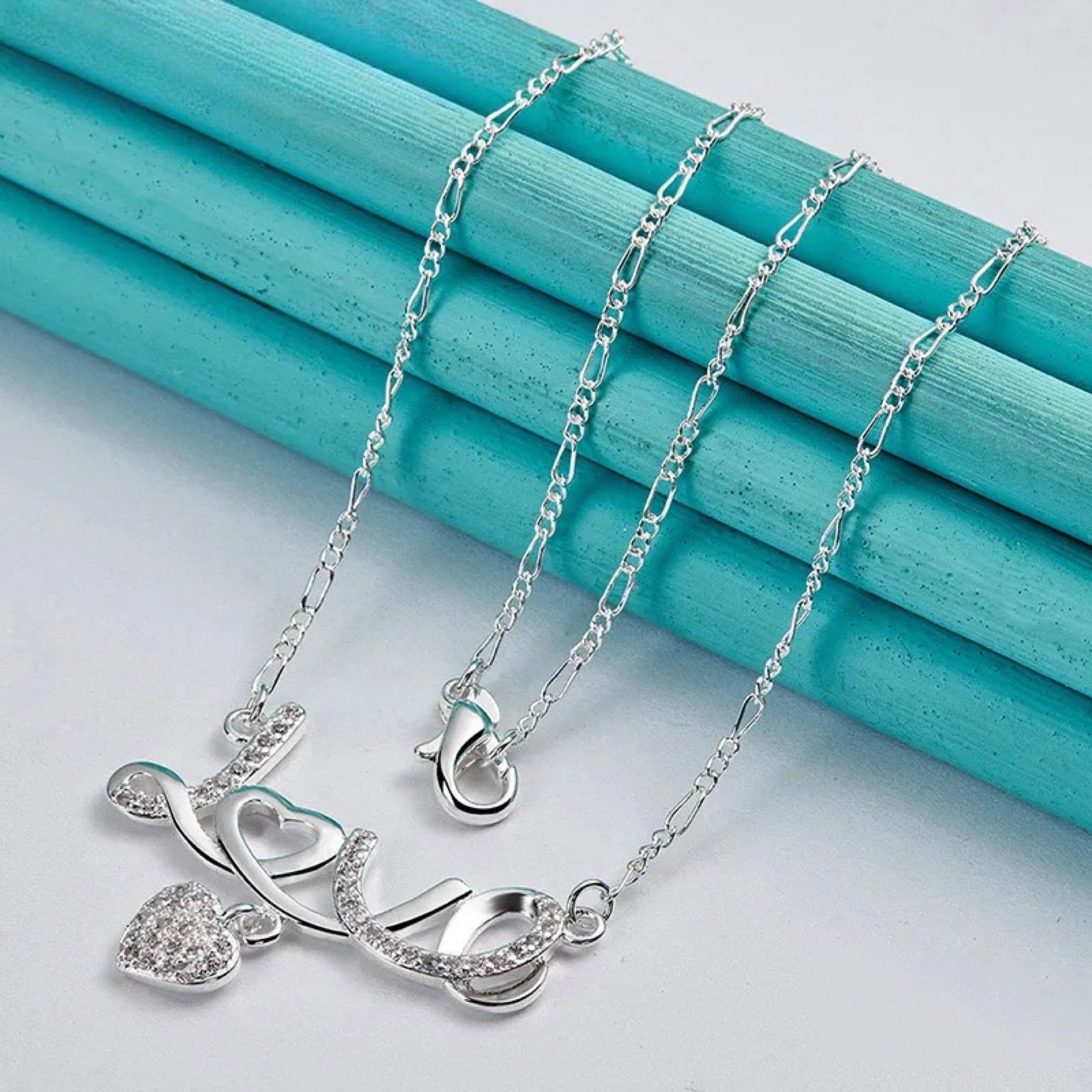 925 Silver “Love” Necklace