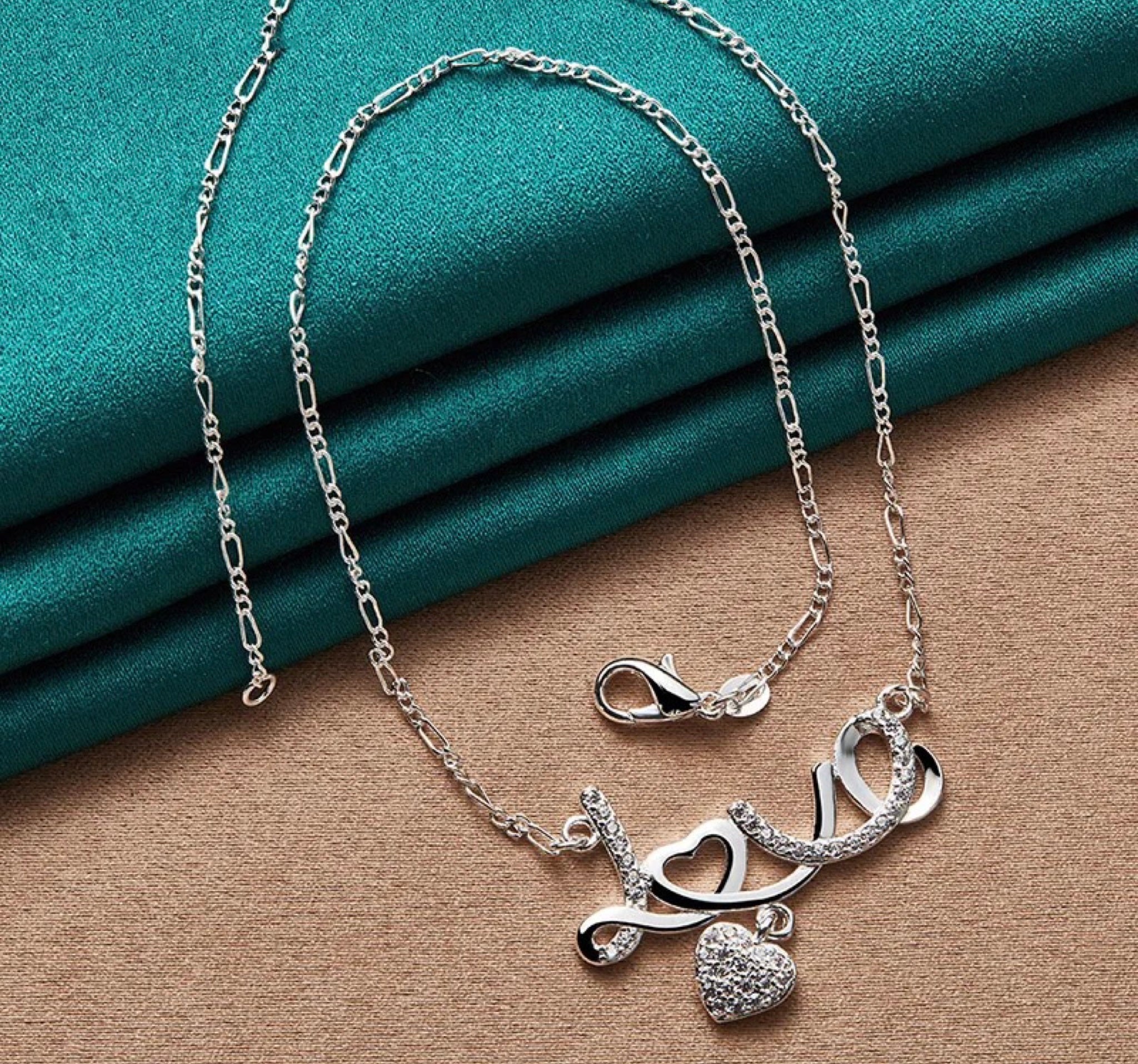 925 Silver “Love” Necklace