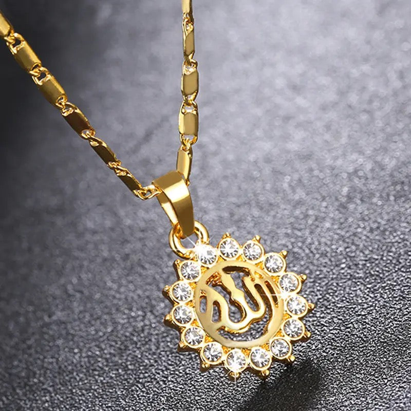 18K Gold Plated “Allah” Necklace