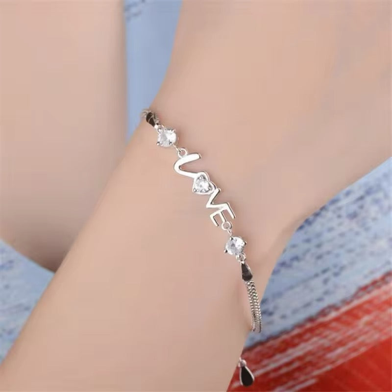 925 Silver “Love” Bracelet