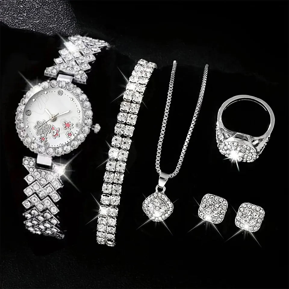 Luxury Watch + Necklace Set