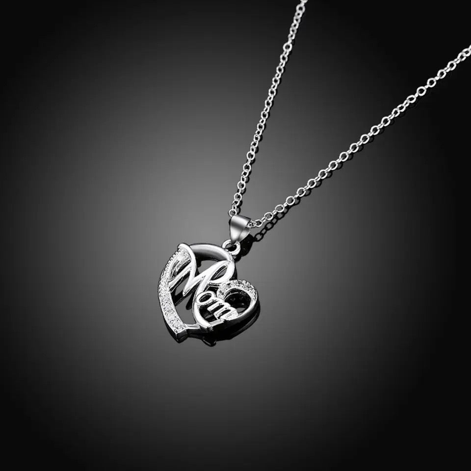 925 Silver Mom Necklace