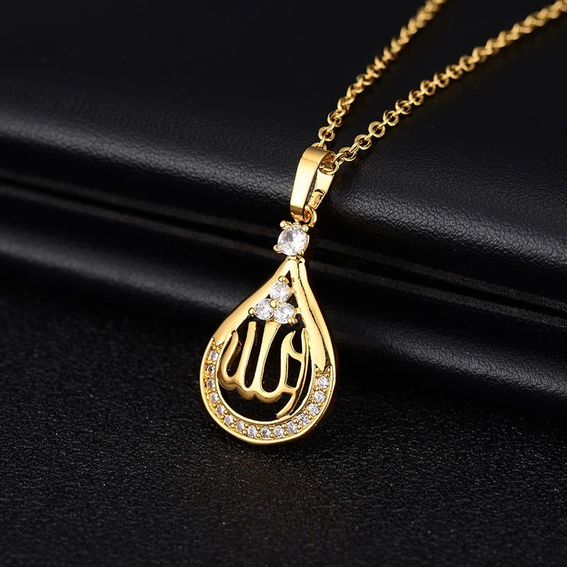 18K Gold Plated Allah Necklace