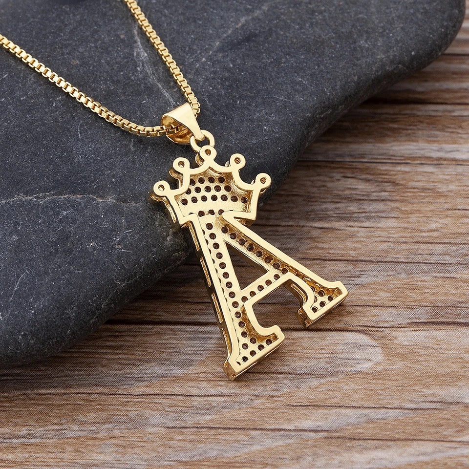 18K Gold Plated “A” Necklace