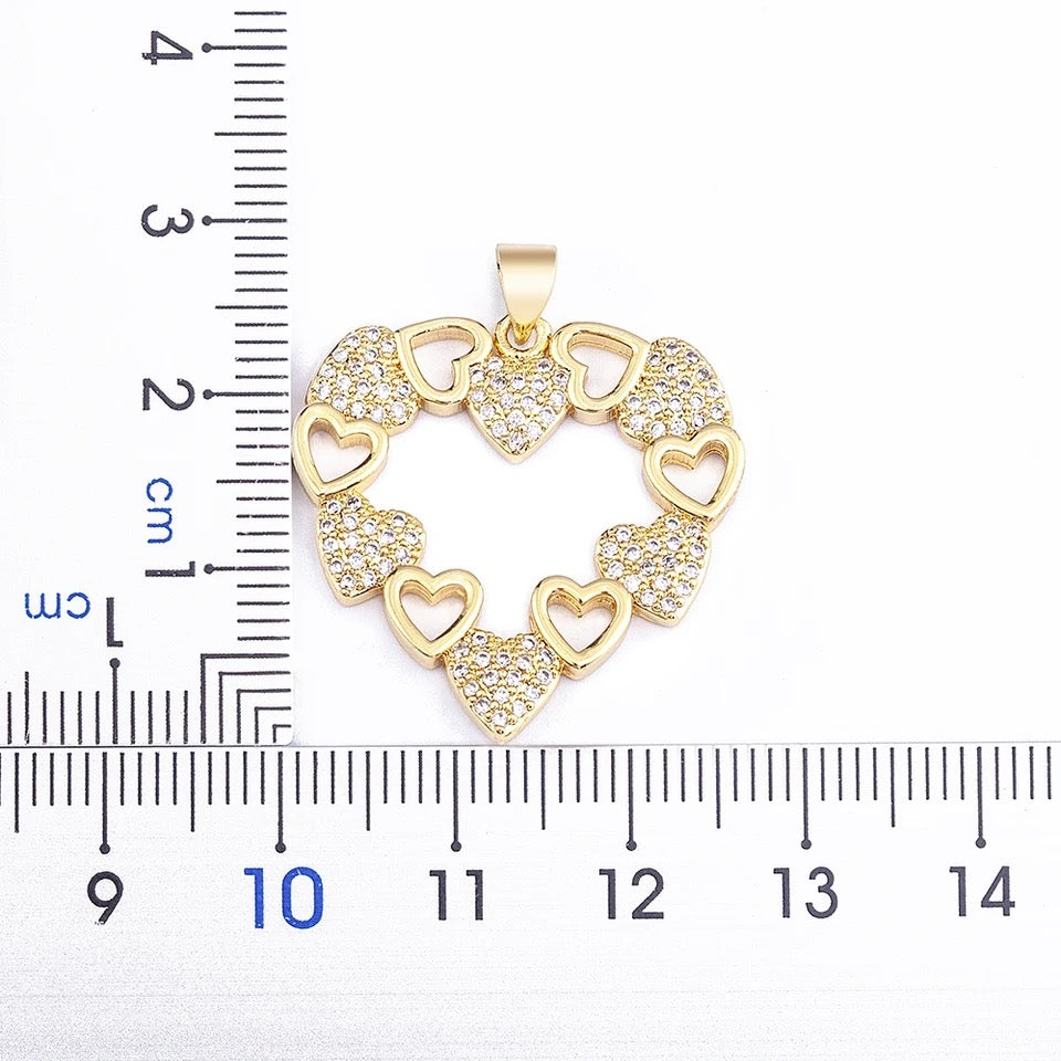 18K Gold Plated Heart Necklace