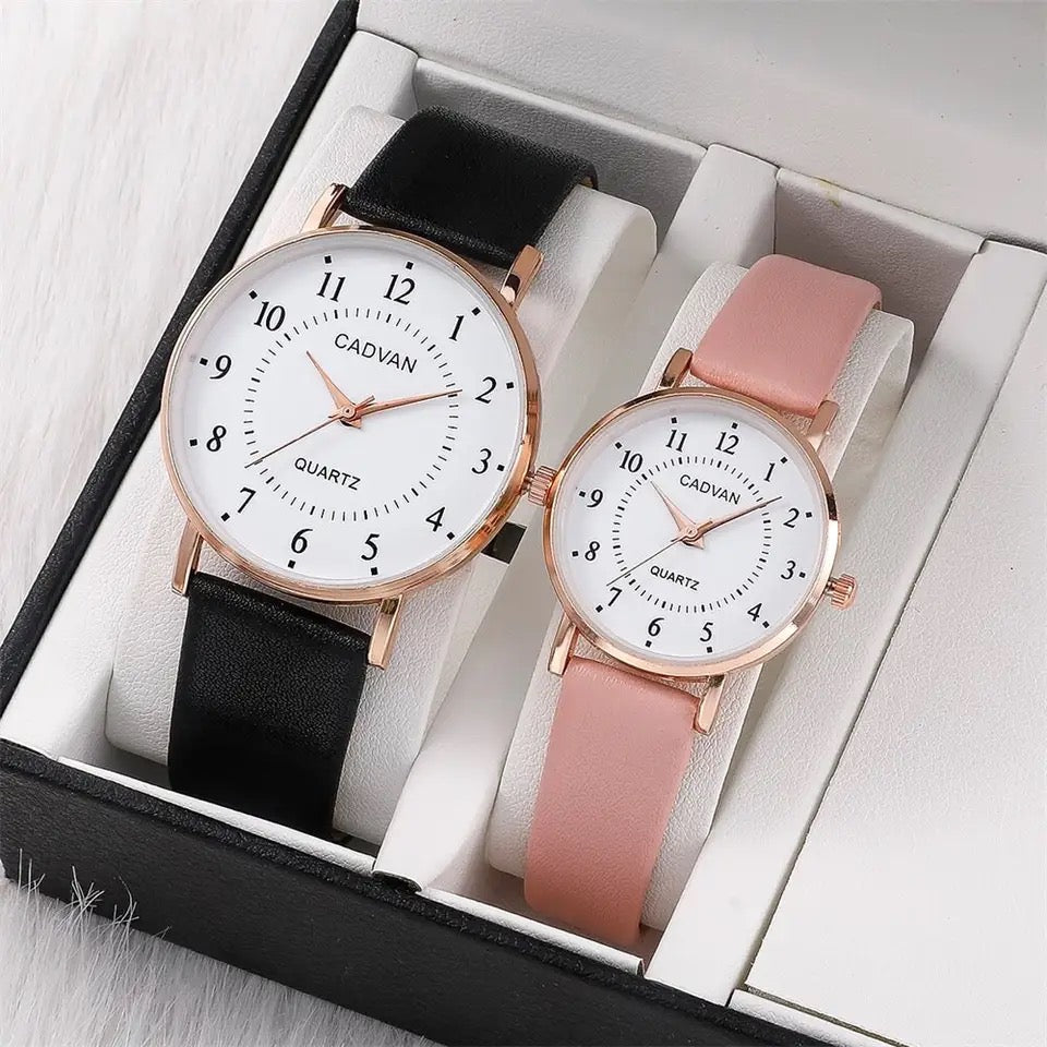 Leather Couple Watches