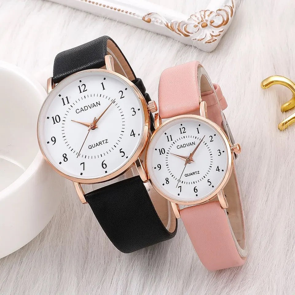 Leather Couple Watches