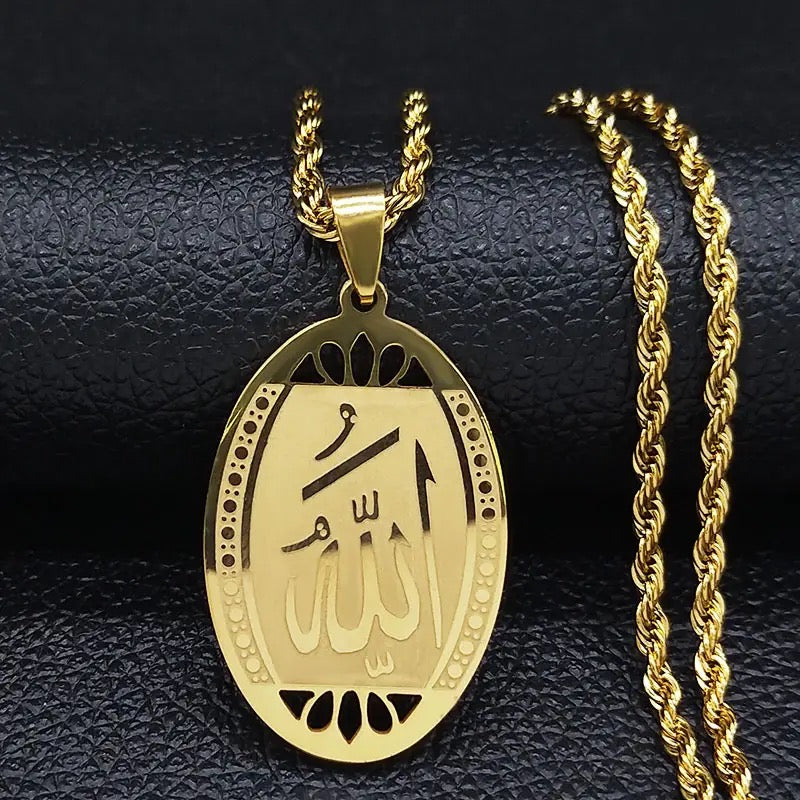 18K Gold Plated Allah Necklace