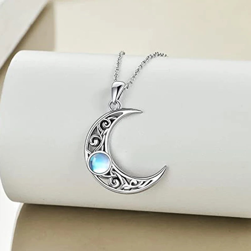 Silver Moon Necklace