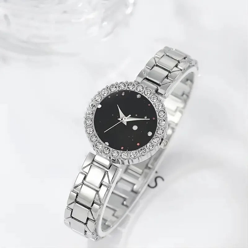 Luxury Watch + Necklace Set