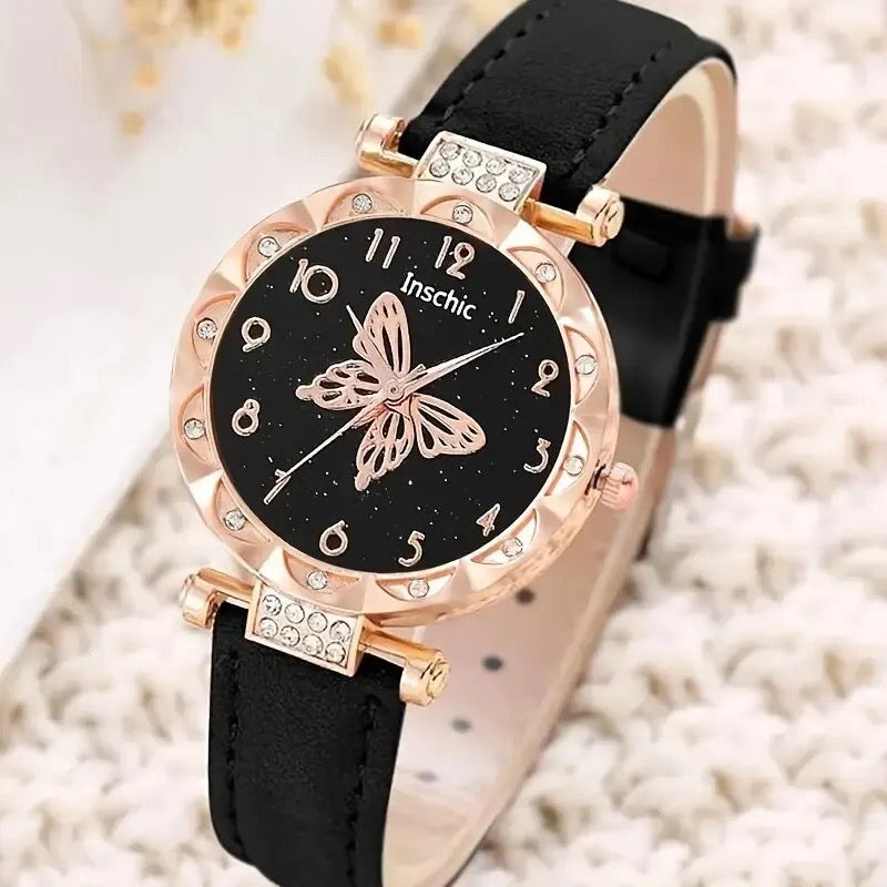 Luxury Women Watch + Necklace Set