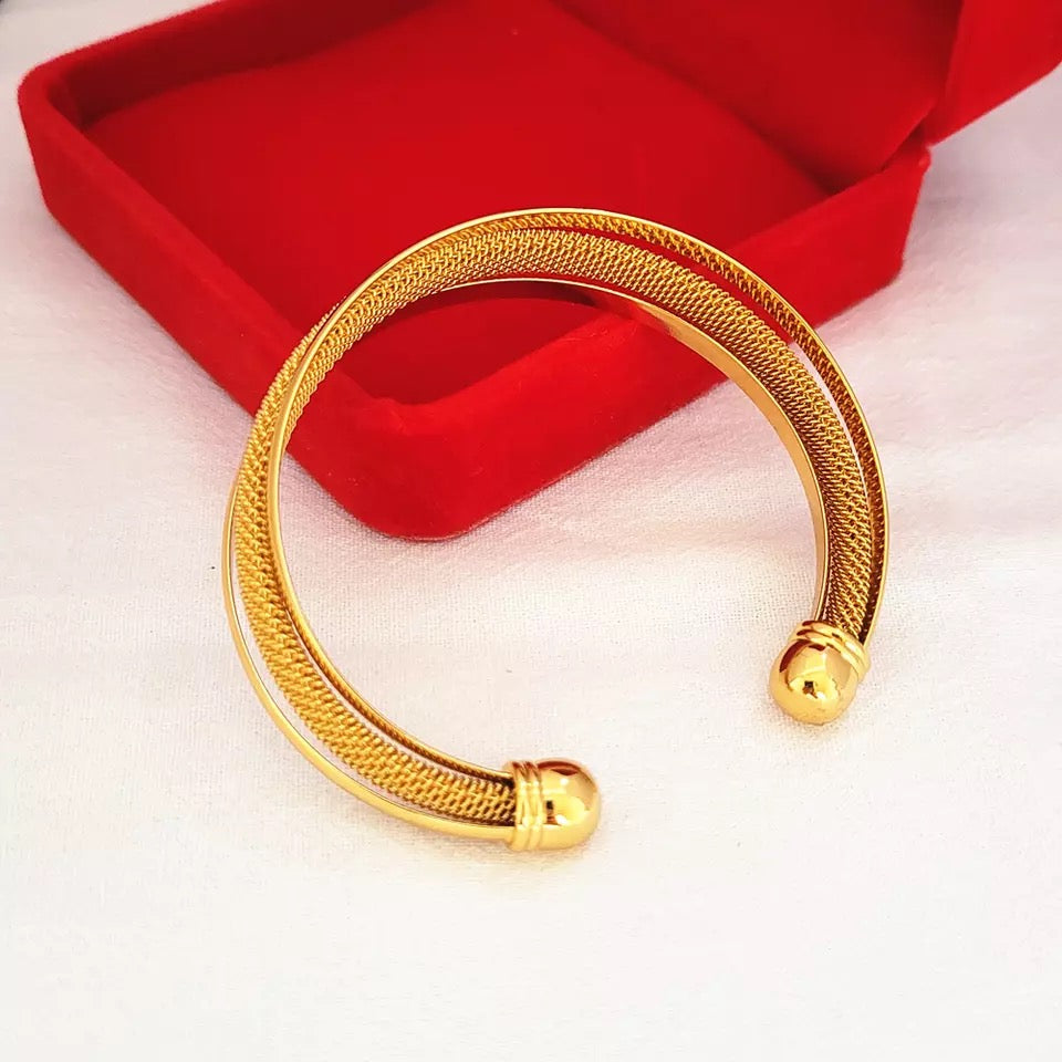 24K Gold Plated Bangle