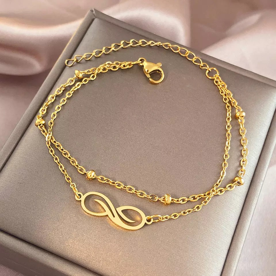 18K Gold Plated na Bracelet