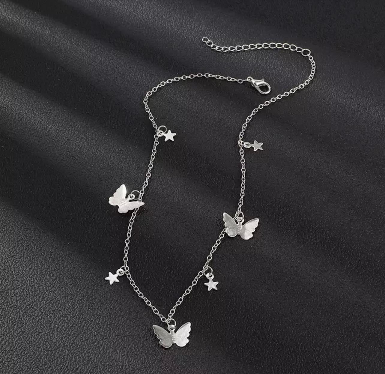 Silver Butterfly Necklace