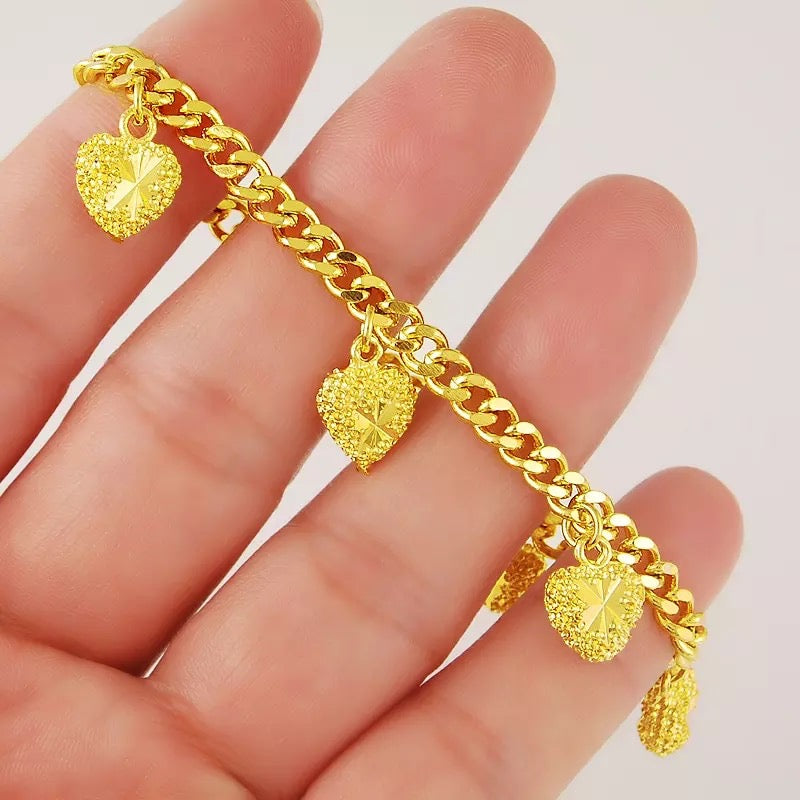 18K Gold Plated na Bracelet