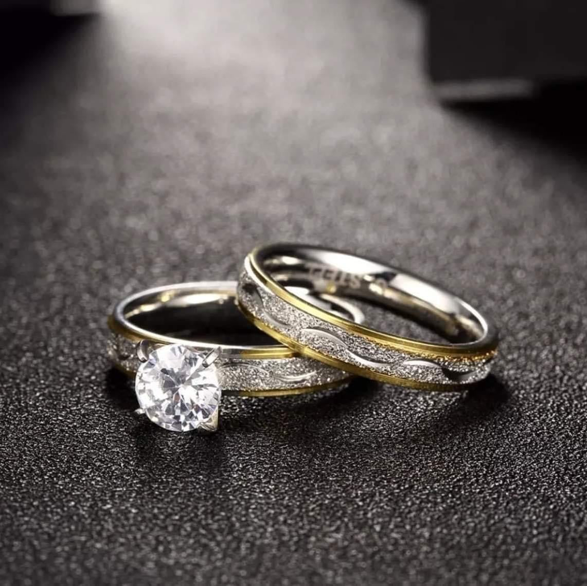 Silver Twin Rings