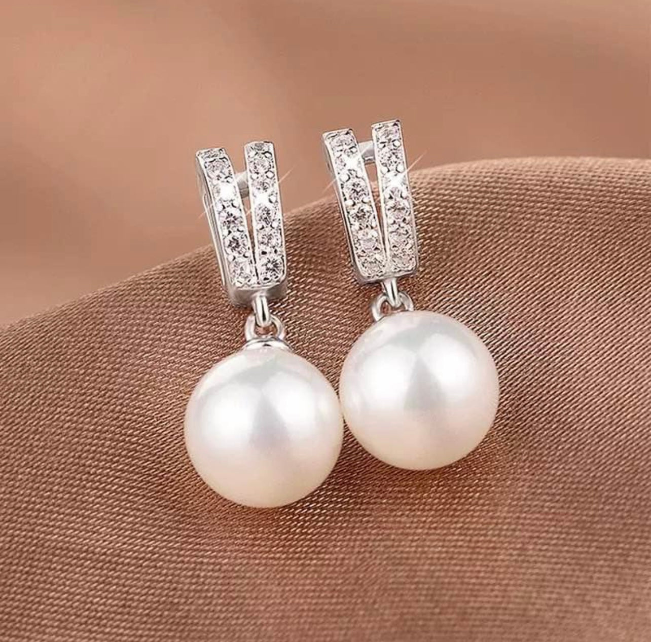 925 Silver Pearl Earring