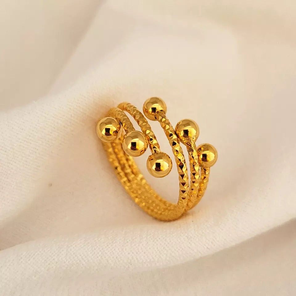 24K Gold Plated Ring