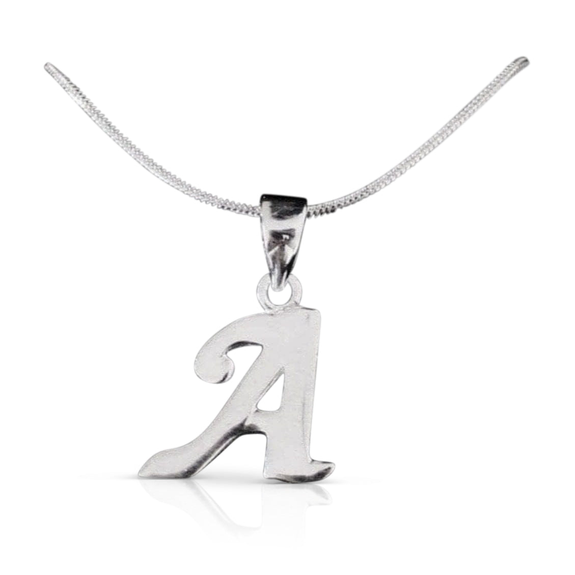 925 Silver “A” Necklace