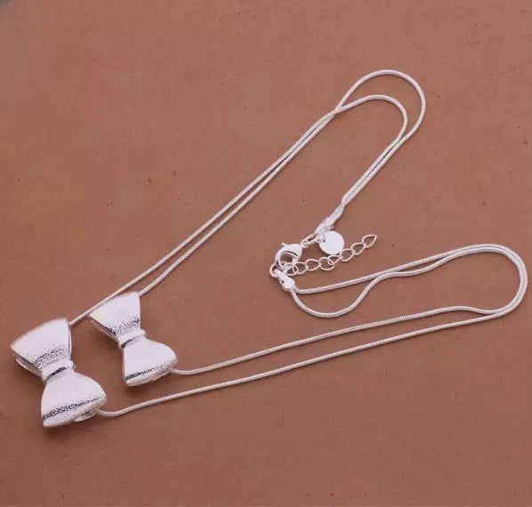 925 Silver Double-Layer Necklace