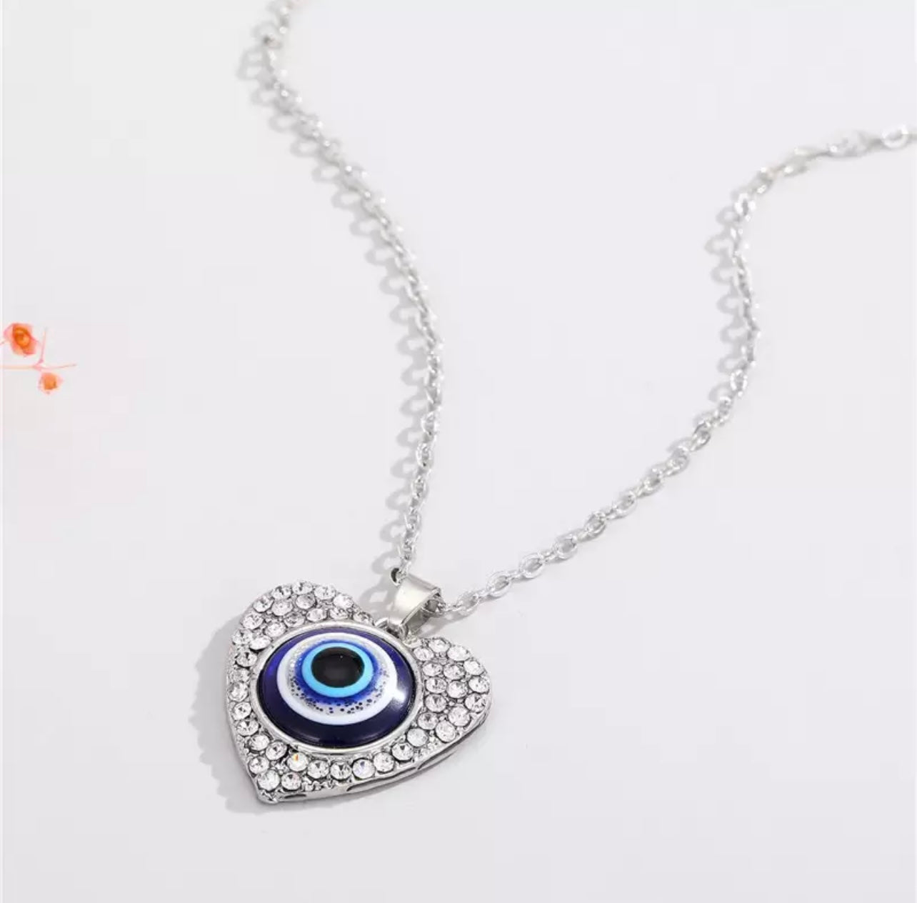 Silver Evil-Eye Necklace