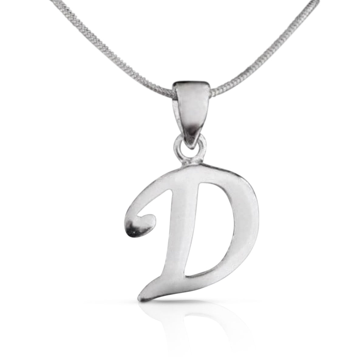 925 Silver “D” Necklace