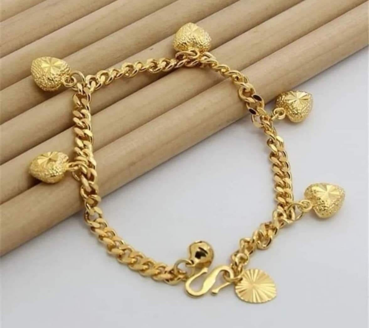 18K Gold Plated na Bracelet