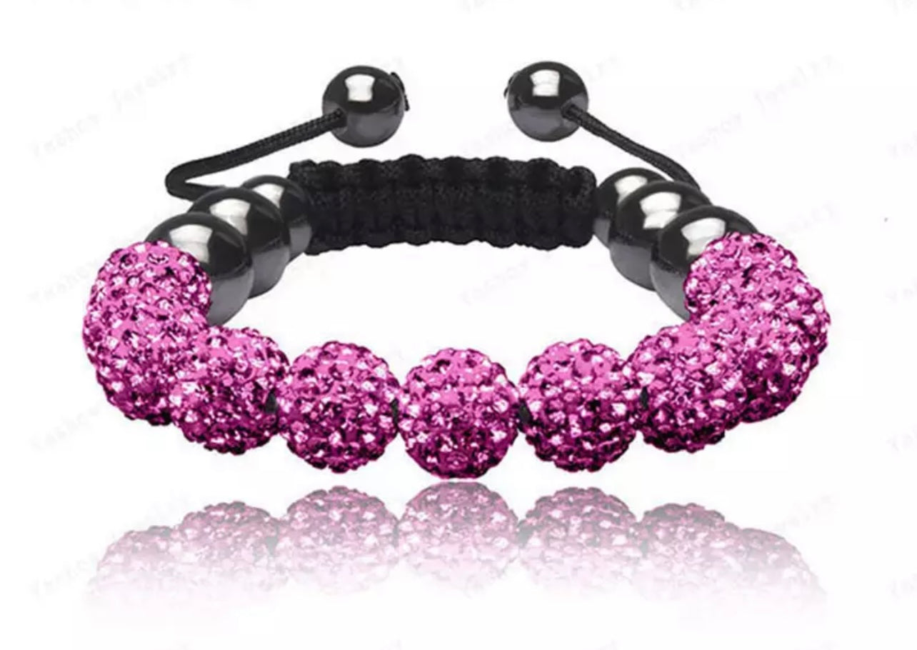 Shamballa Crystal Balls Bracelet