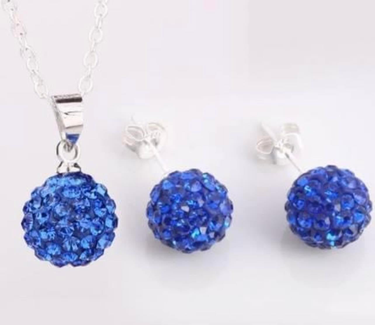 925 Silver Necklace at Earring Set