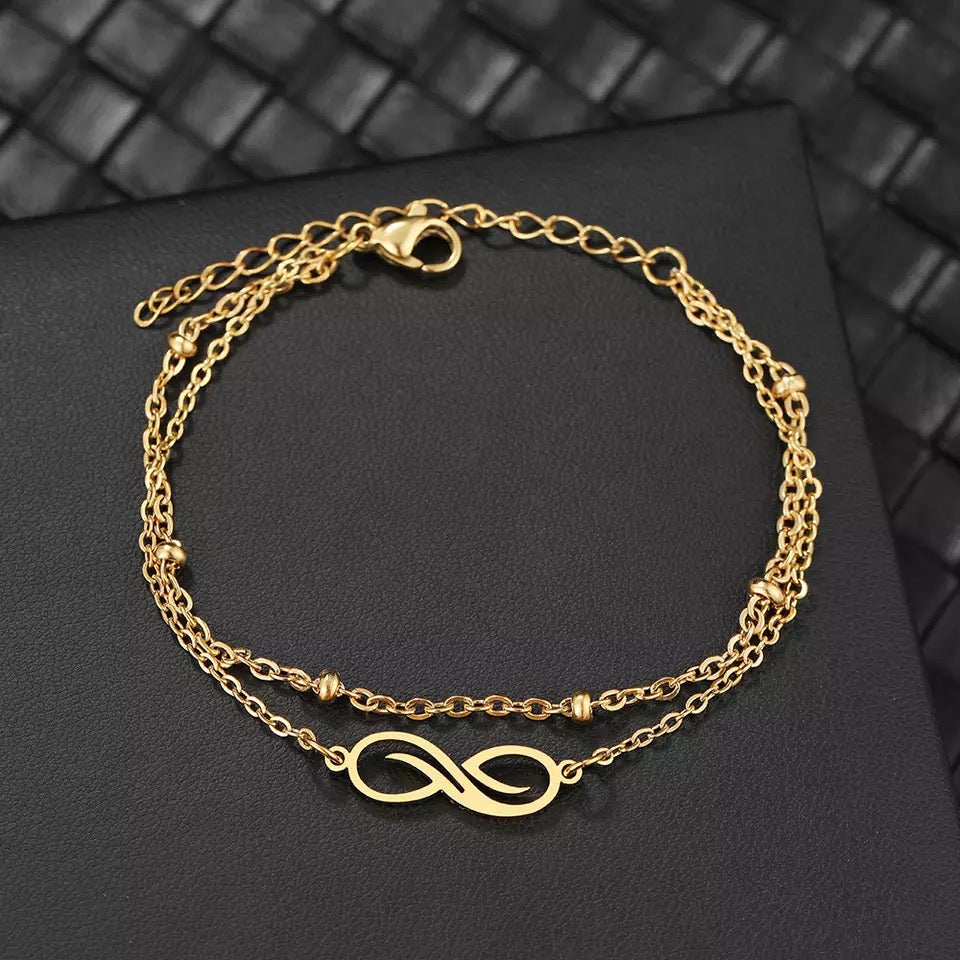 18K Gold Plated na Bracelet