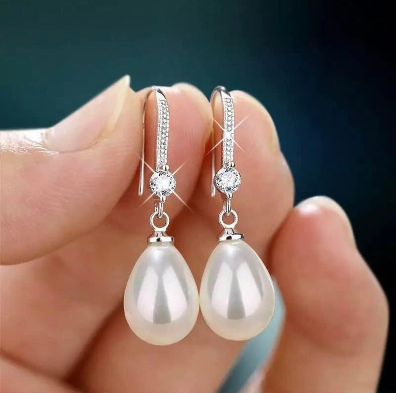 925 Silver Pearl Earring