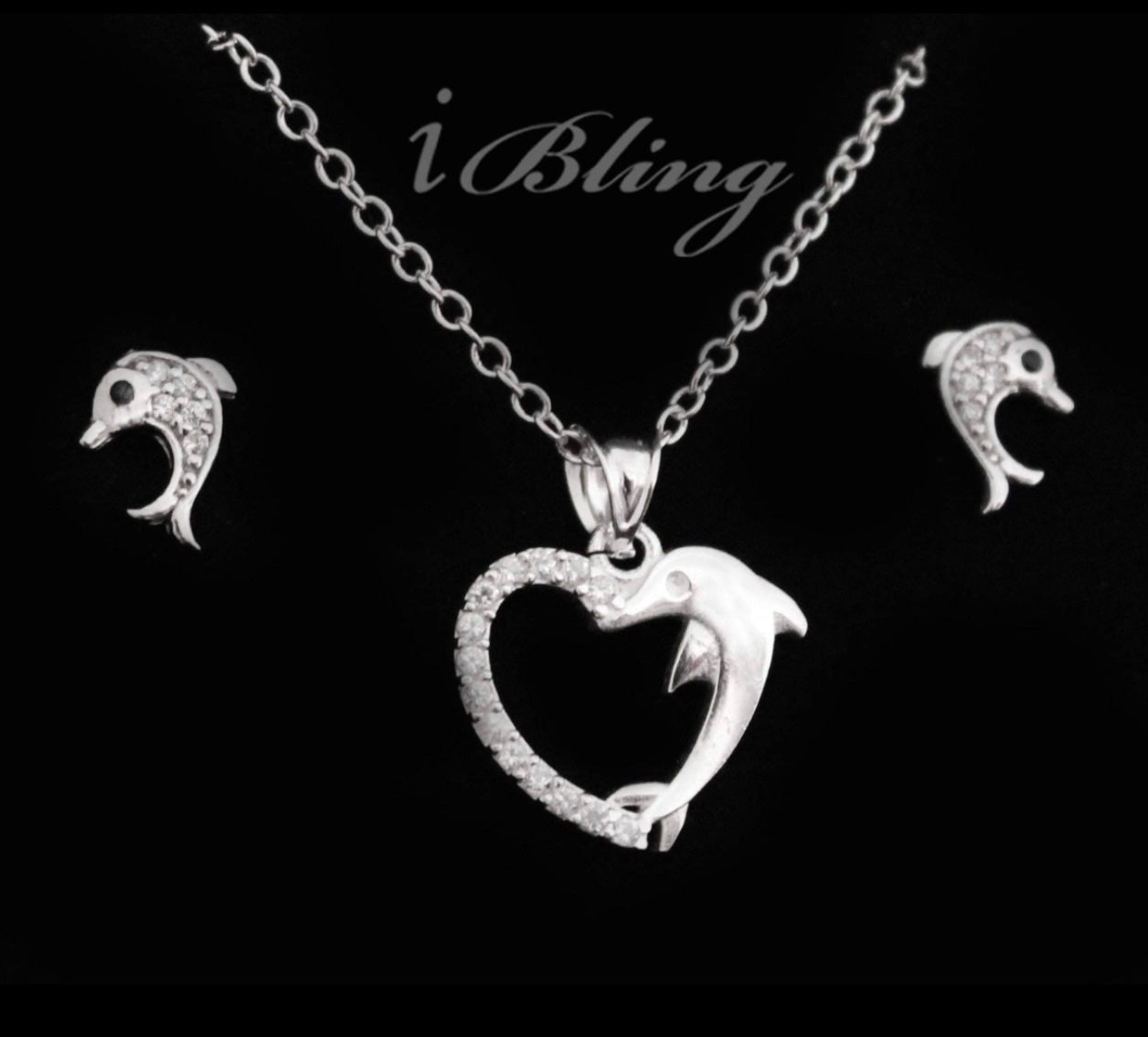 925 Silver Necklace at Earring Set