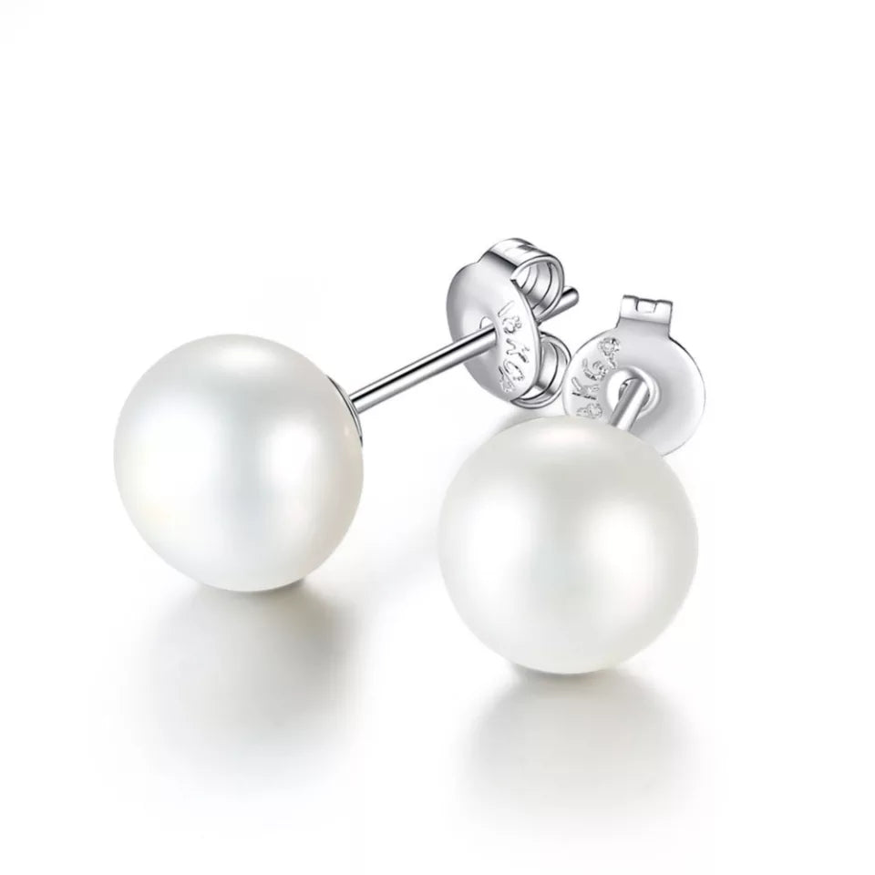 925 Silver Pearl Earring