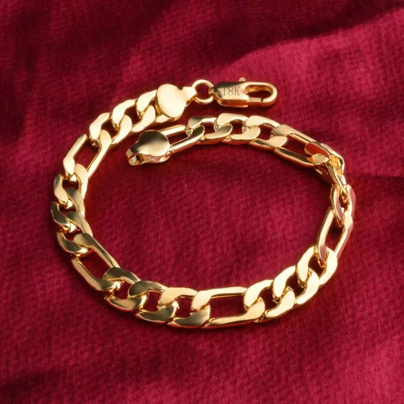 18K Gold Plated na Bracelet