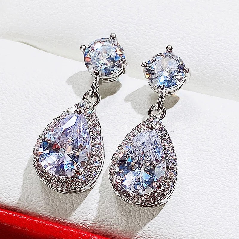 Swarovski Crystal Element 925 Silver Earring