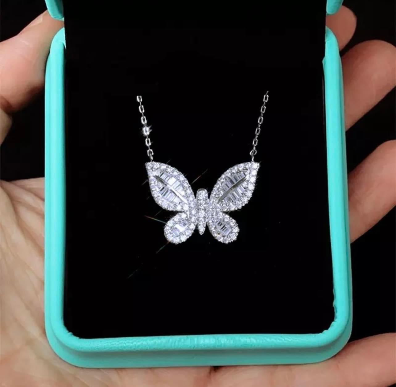 925 Silver Butterfly Necklace