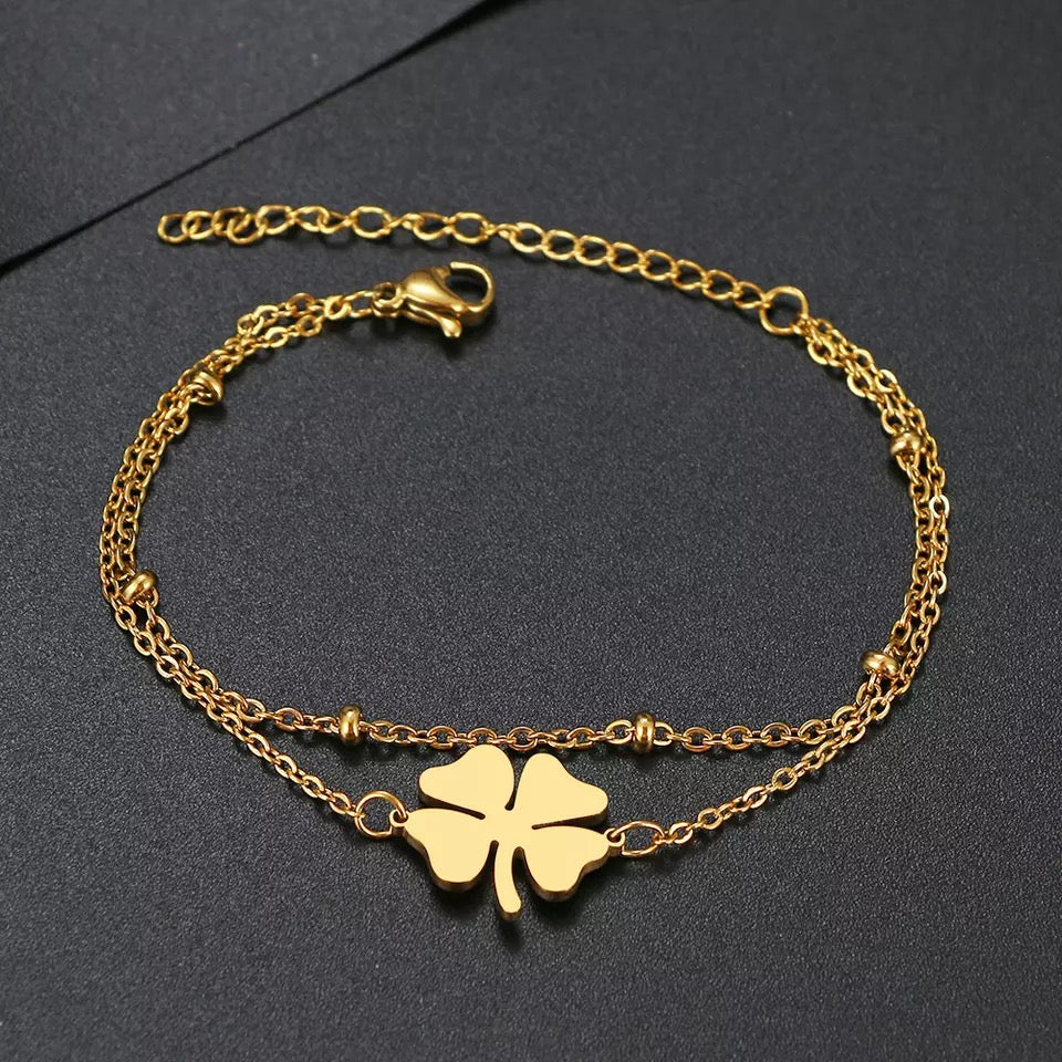 18K Gold Plated na Bracelet