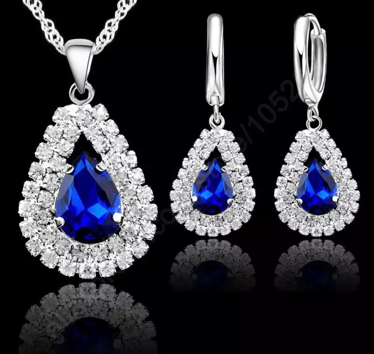 925 Silver Necklace and Earring Set