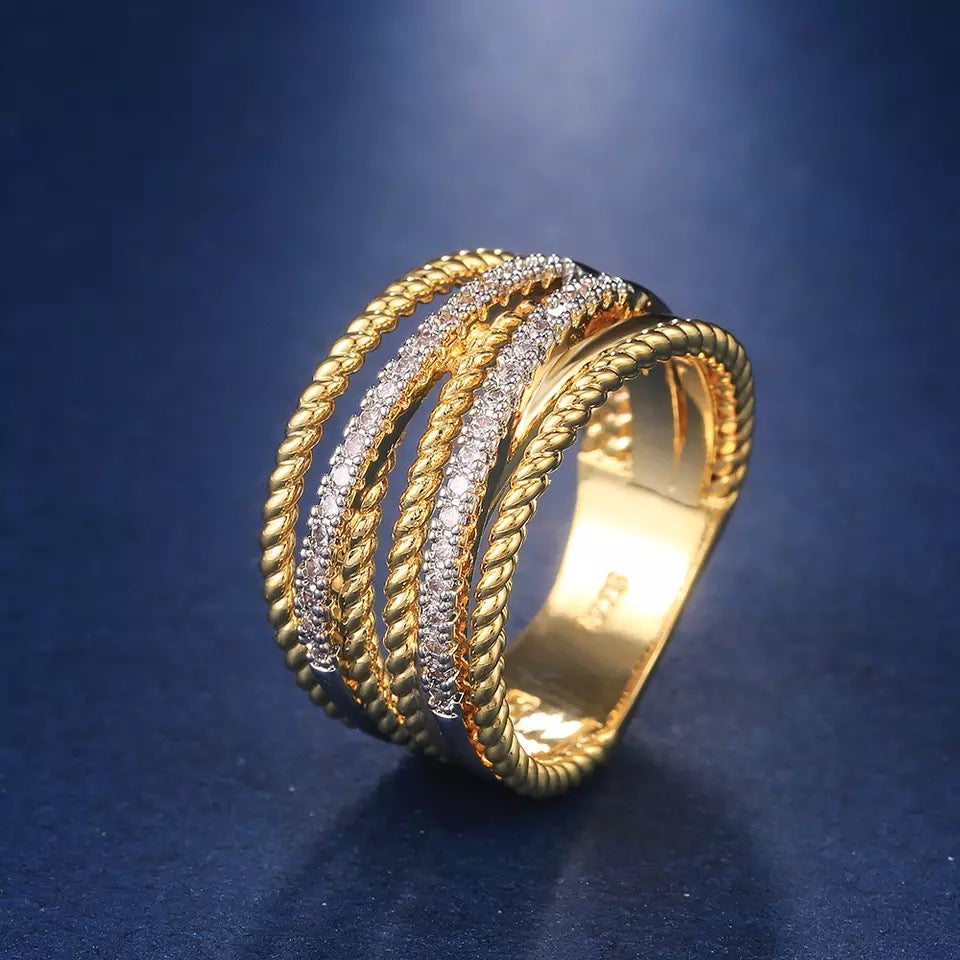 18K Gold Plated Ring