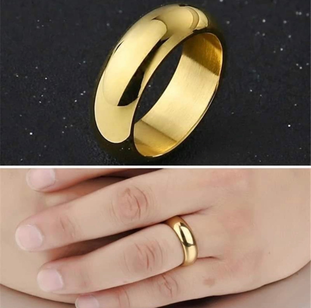 18K Rose Gold Plated Ring