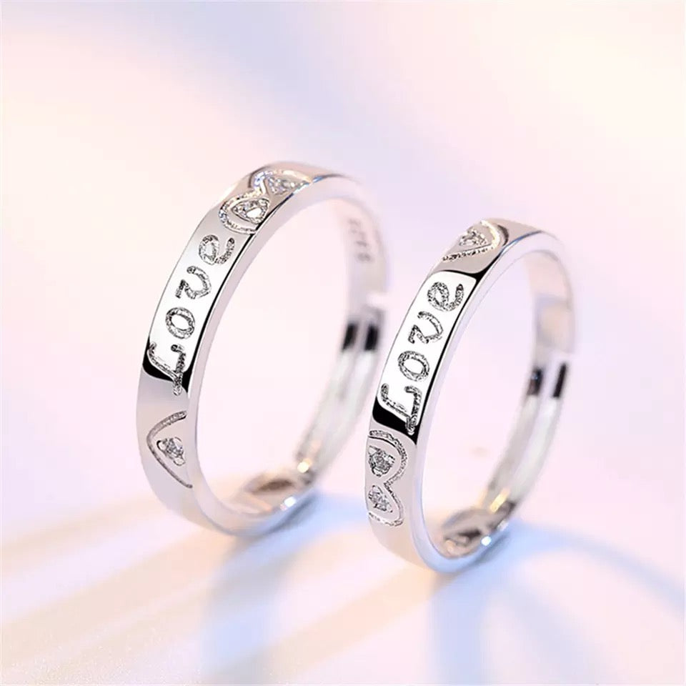 925 Silver Couple Rings