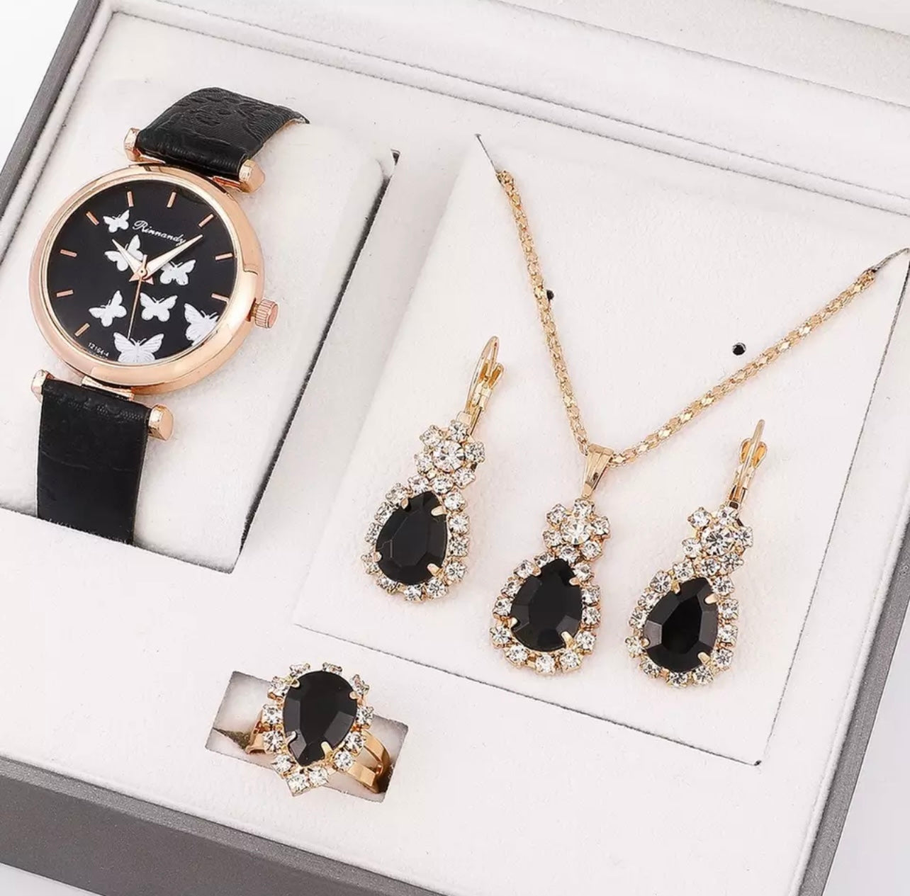 Luxury Women Watch & Necklace Set