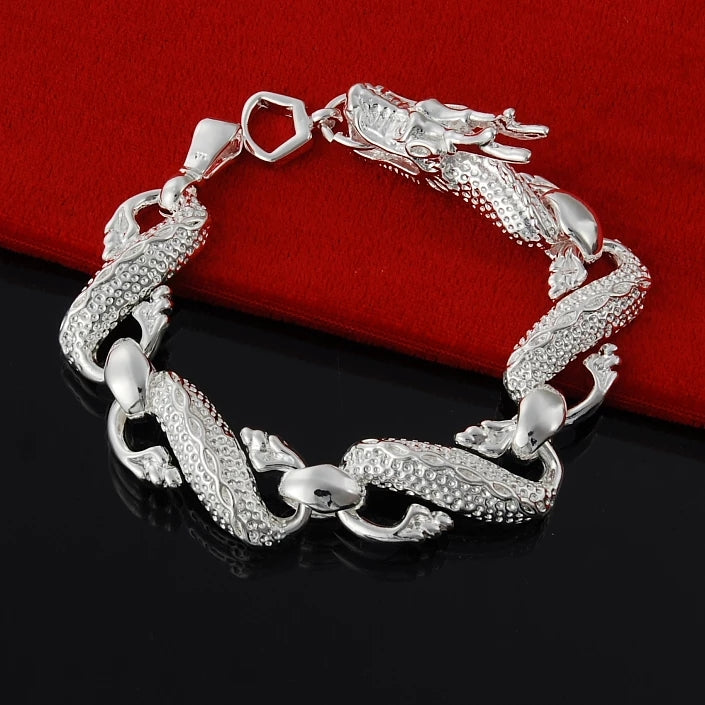 925 Silver Bracelet and Ring Set