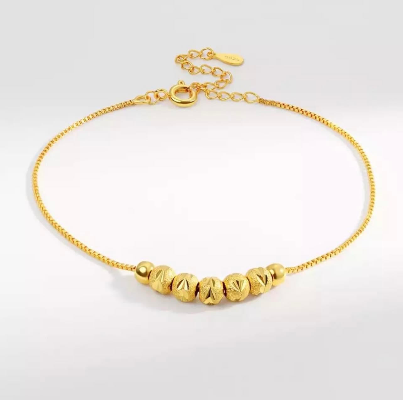 18K Gold Plated na Bracelet