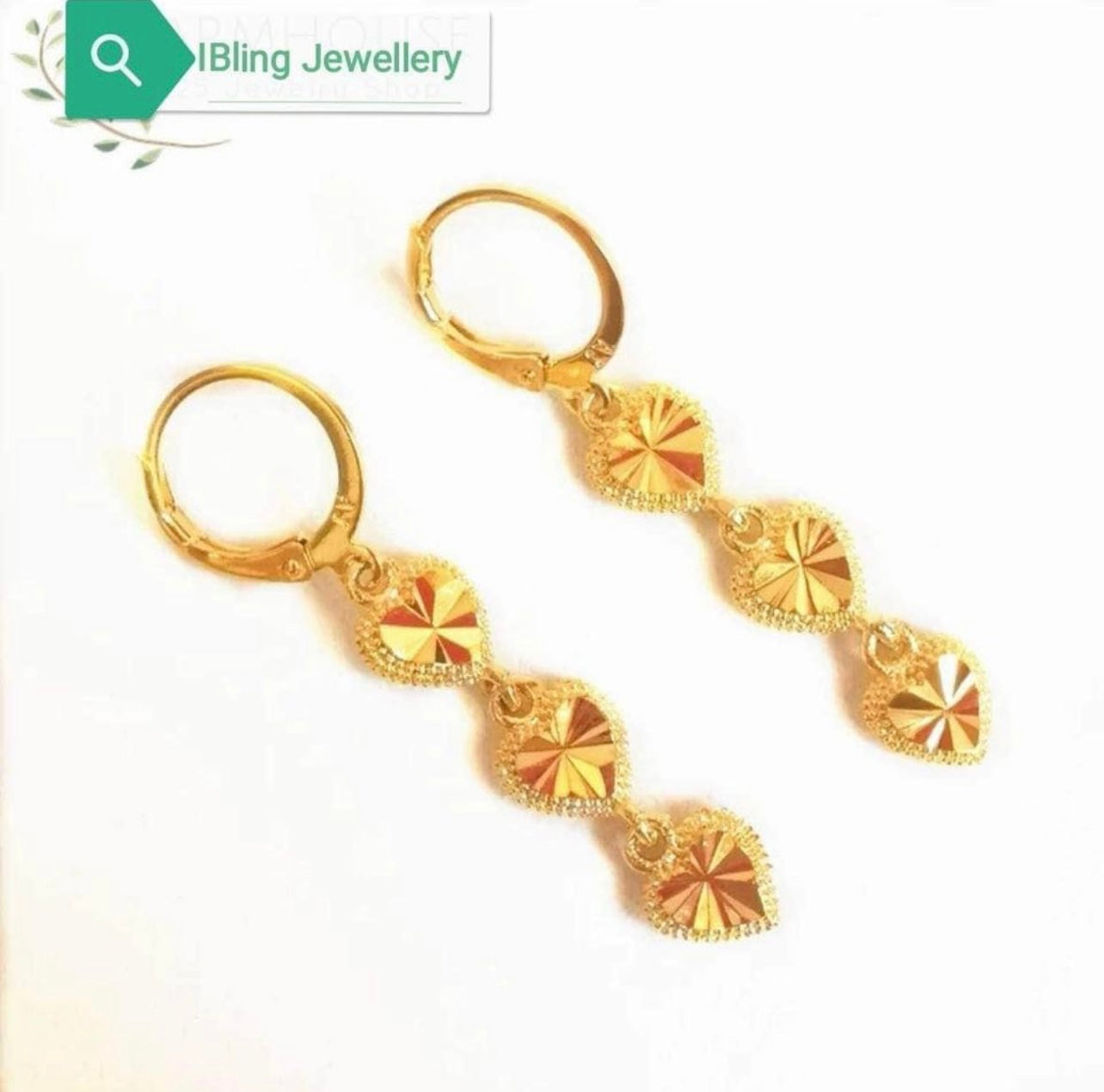 18K Gold Plated Hikaw