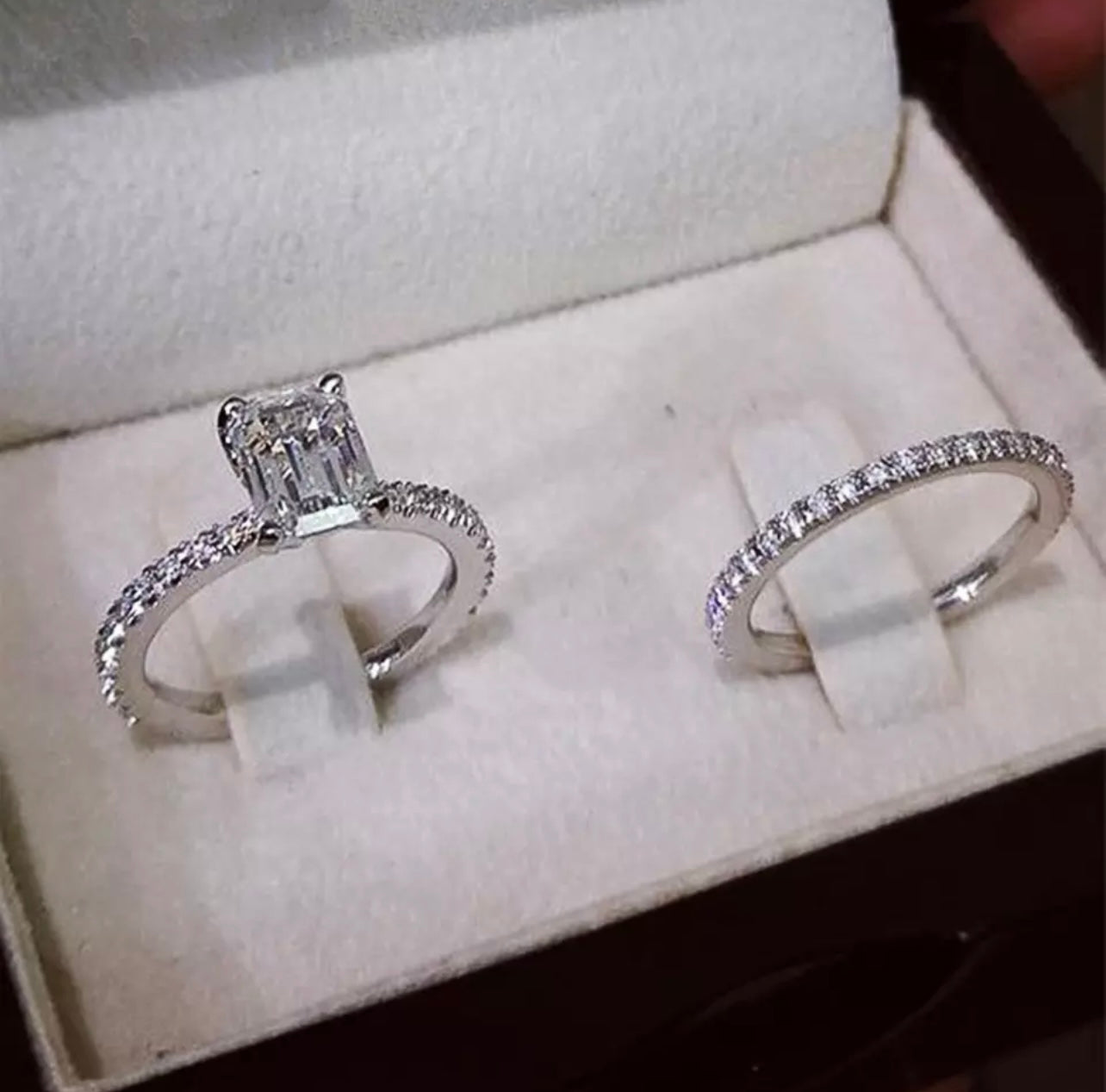 925 Silver Twin Rings