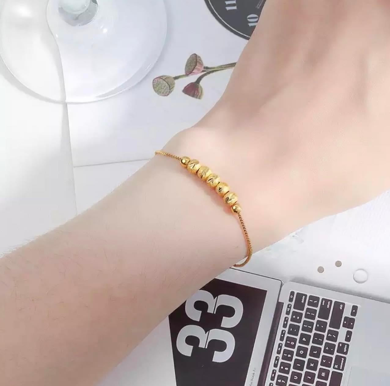 18K Gold Plated na Bracelet