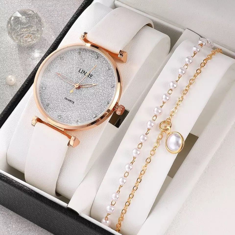 Luxury Watch + Bracelet Set